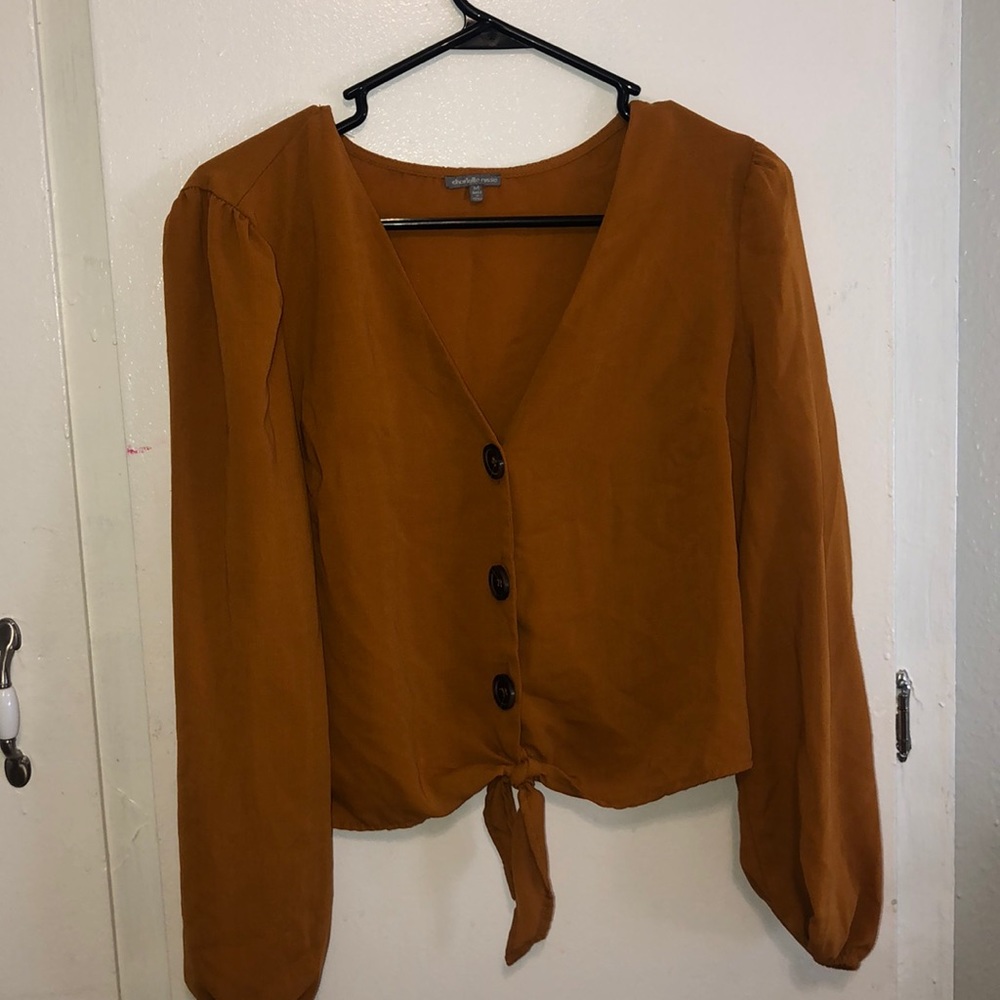 Burnt orange shirt